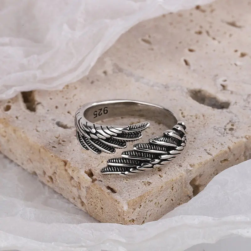 Silver Colo Vintage Wing Rings